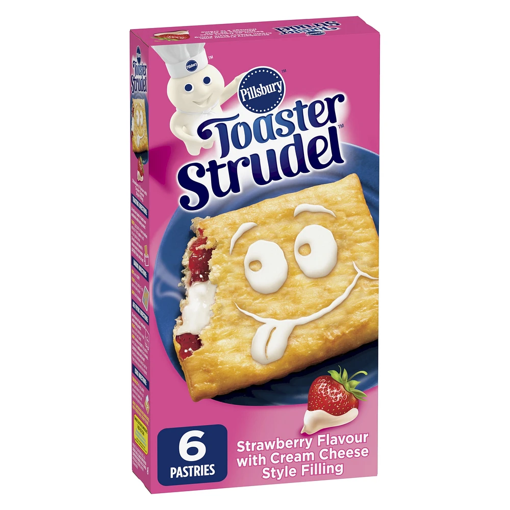 Pillsbury Toaster Strudel Strawberry Flavour with Cream Cheese Style Filling