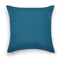 Coussin décoratif HOMETRENDS Timbre Bleu Hydrofuge; Traité anti-UV