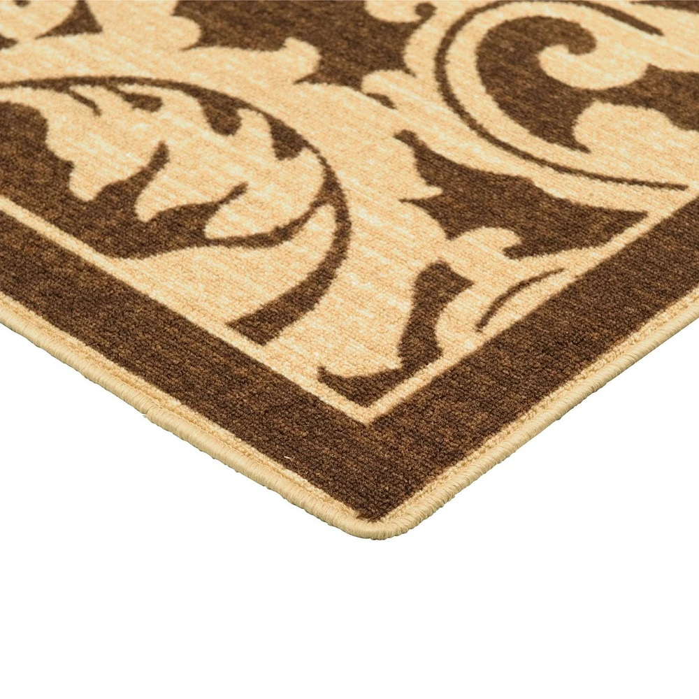 MAINSTAYS Stratton Brown Mat, 3'x4', stain resistant