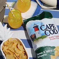 Cape Cod Sweet & Spicy Jalapeño Kettle Cooked Potato Chips, 220 GR