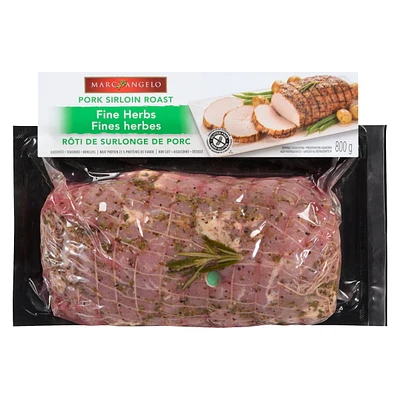 Marcangelo Pork Sirloin Seasoned Roast, Marinated pork sirloin, 800g