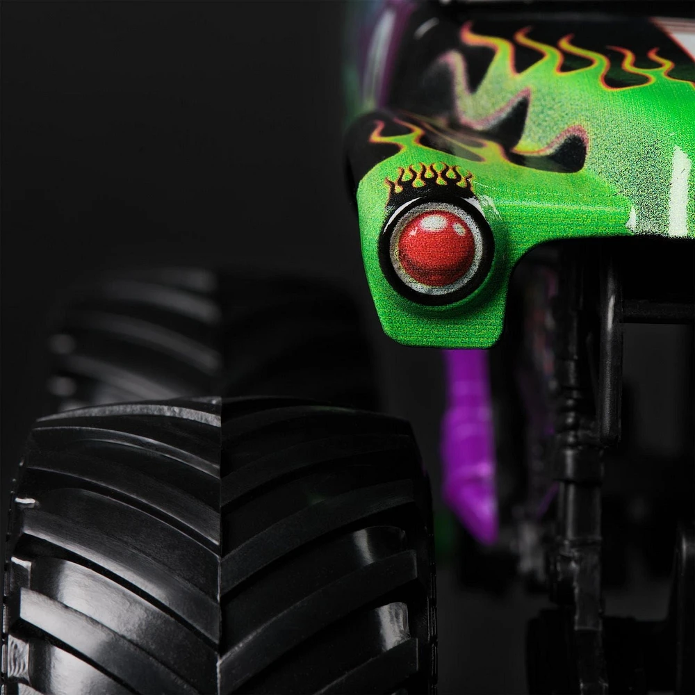 Monster Jam, Monster truck Grave Digger officiel, véhicule en métal moulé à collectionner, échelle 1:24, jouets pour garçons et filles à partir de 3 ans