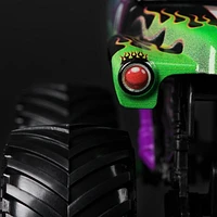 Monster Jam, Monster truck Grave Digger officiel, véhicule en métal moulé à collectionner, échelle 1:24, jouets pour garçons et filles à partir de 3 ans
