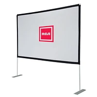 RCA 100-in Portable Projector Screen - White, Screen Ratio: 16:9