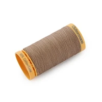 GÜTERMANN Cotton 50wt Thread, 250m, Black, Strong & Lustrous for Sewing, 250 m / 273 yds