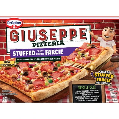 Dr. Oetker Giuseppe Stuffed Crust Deluxe Pizza, Gius Stfd Crst Dlx