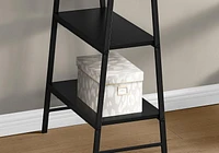 Monarch Specialties Computer Desk, Home Office, Laptop, Storage Shelves, 48"l, Work, Metal, Laminate, Black, Contemporary, Modern