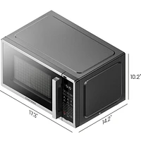 Four à micro-ondes de comptoir Chefman 20L (0.7 Cu ft), 700 Watts - Acier inoxydable, Nouveau