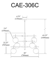 Chandelier Caelia