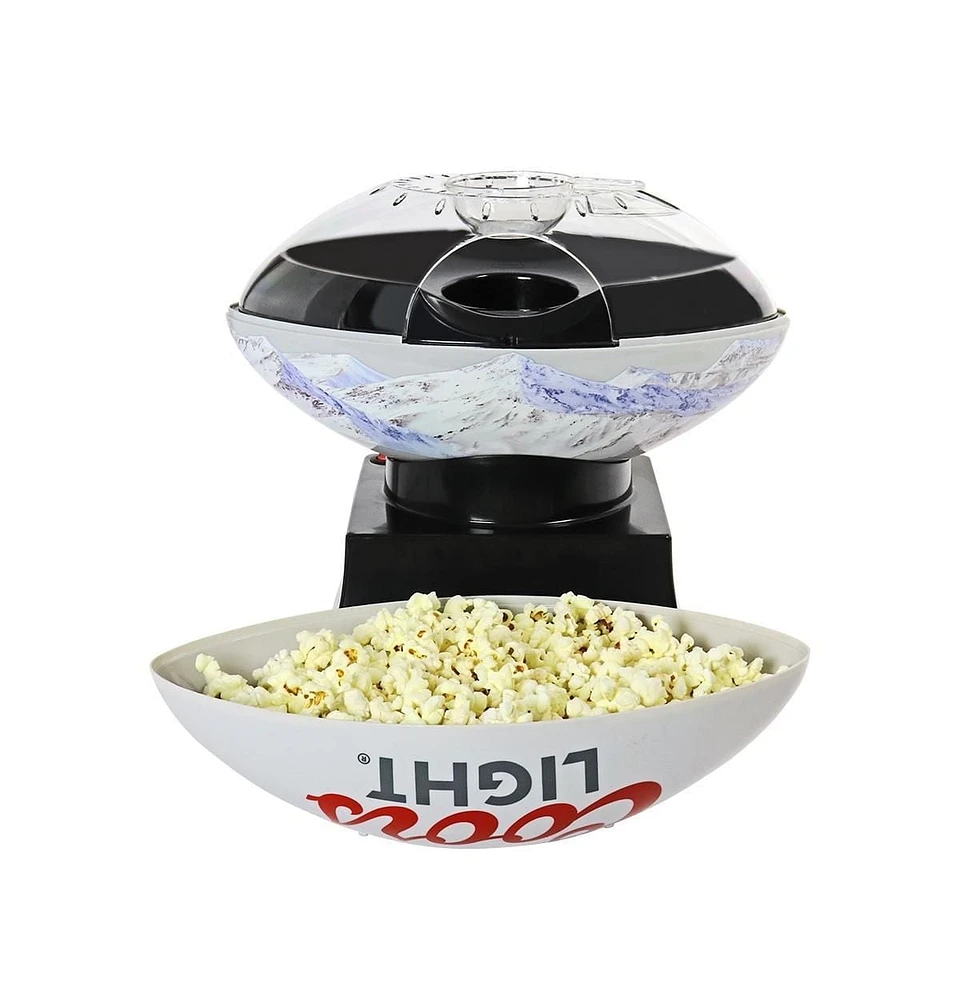 Coors Light Machine à pop-corn à air chaud et bol de service de football, appareil amusant pour les fêtes et les jours de match