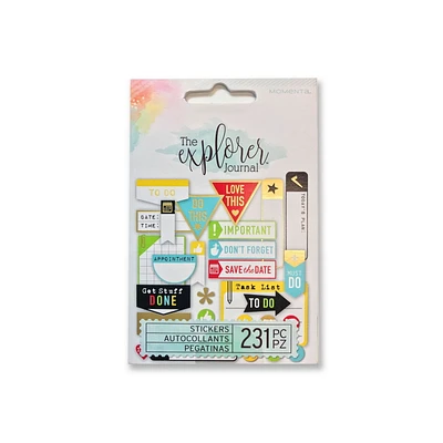 Momenta Inc Explorer Journal Mini Stickers Planner
