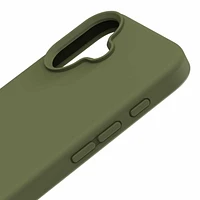 Blu Element Étui en Silicone avec MagSafe Olive pour iPhone 16