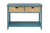 Console Flavius d'ACME, bleu sarcelle