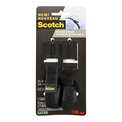 Courroie de fixation 51 mm x 91 cm (2 po x 3 pi) de ScotchMC, noir