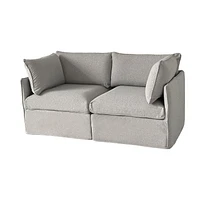 Ensemble de canapés modulaires de patio Patioflare Flexifome, gris