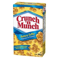 Crunch 'n Munch Buttery Toffee Popcorn with Peanuts, 99g Carton