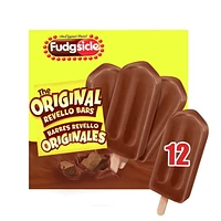 Popsicle Fudgsicle Frozen Dairy Dessert Bars, 12 Bars x 60 ml