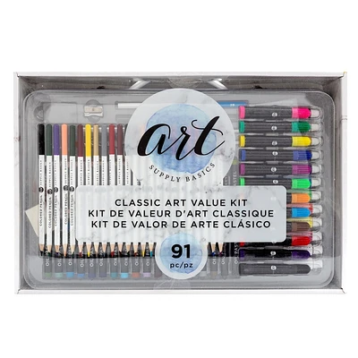 American Crafts Kit d'art 91 pieces Kit D'art