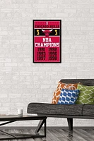 NBA Chicago Bulls - Champions 13 Wall Poster, 14.725" x 22.375"