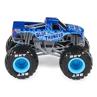 Monster Jam, Official Blue Thunder Truck, Die-Cast Vehicle, 1:64 Scale, Kids Toys for Boys Ages 3 and up