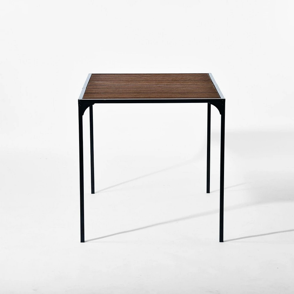 Homy Casa 47 Inch Rectangle Dining Table Desk with Manufactured Wood Metal Legs for Dining Room Home Office Kitchen Bistro