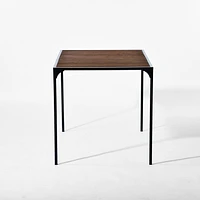 Homy Casa 47 Inch Rectangle Dining Table Desk with Manufactured Wood Metal Legs for Dining Room Home Office Kitchen Bistro