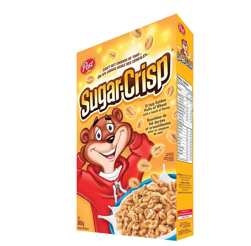 Post Sugar Crisp Cereal, 365 g