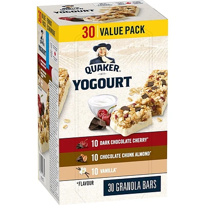 Quaker Yogourt Granola Bars, 30 ct, Value Pack, 1.05 kg