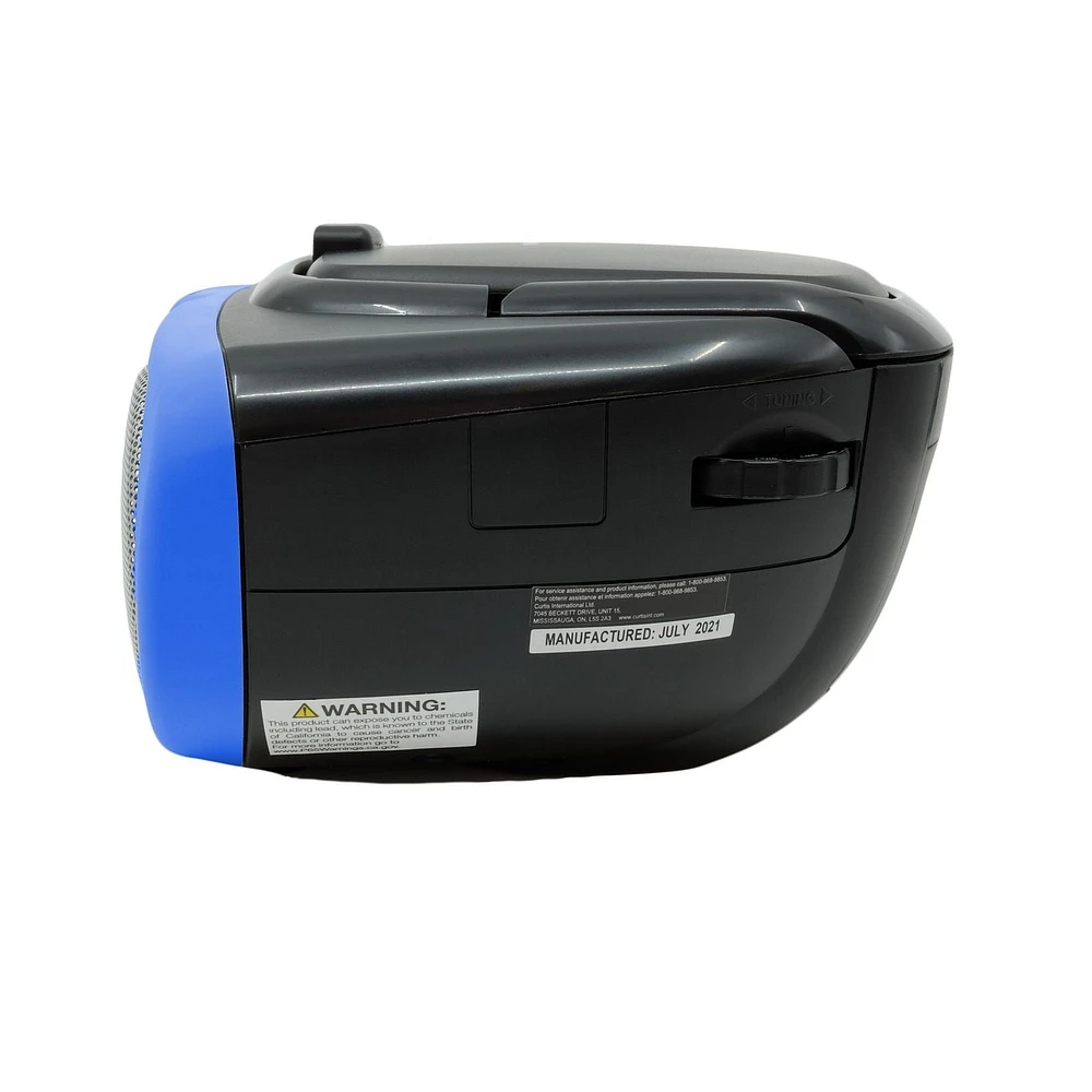 Proscan Portable CD Player/Boombox with AM/FM Radio
