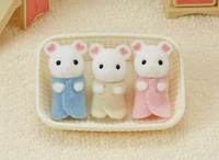 Triples de Souris Guimauve Calico Critters, 3 Figurines Bébé