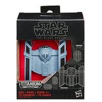 Star Wars Véhicule « Épisode IV Un nouvel espoir Série noire Titanium - TIE avancé de Darth Vader »