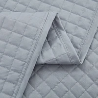 Ensemble de courtepointe Millano Classique - Gris clair