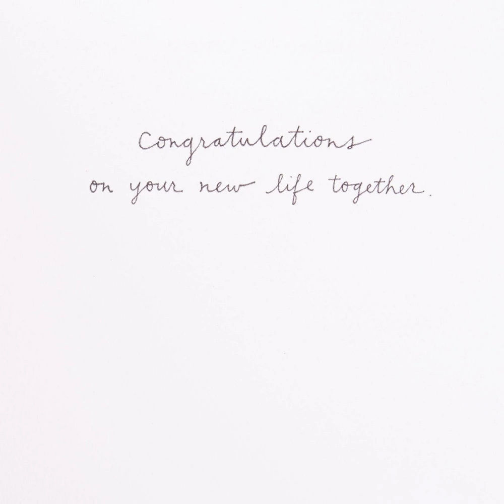 Hallmark Signature Wedding Card (Mr. and Mrs.)