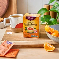 Yogi Sweet Citrus Positive Energy, Contains Caffeine Black Tea Bags, - 16 Count