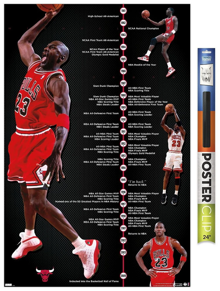 Michael Jordan - Timeline Wall Poster