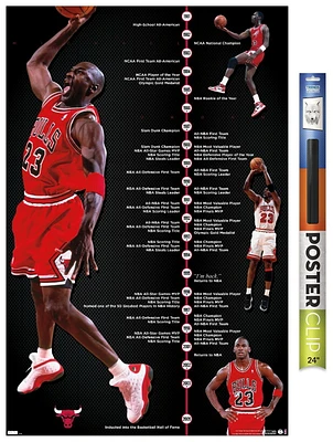 Michael Jordan - Timeline Wall Poster