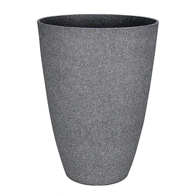 Cache-pot en béton gris Cache-pot en résine