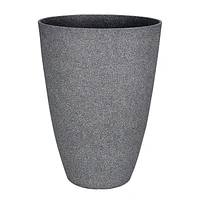 Cache-pot en béton gris Cache-pot en résine
