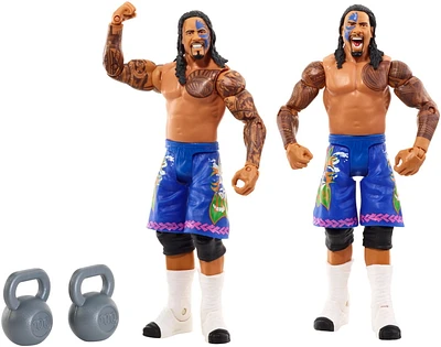 Coffret de 2 figurines Jay et Jimmy Coffret Combat de WWE