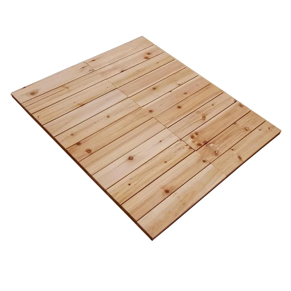 La petite cabane d'Evermeadow avec plancher