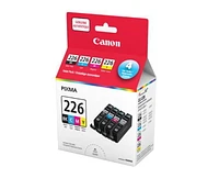 Canon CLI-226 BK,C,M,Y Ink Value Pack, Tri-Colour