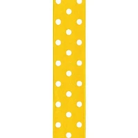 Ruban Grosgrain à pois Offray 39 mm