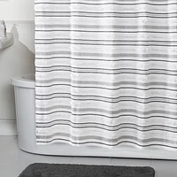 Hometrends Graham Tufted Loop Heavy Weight Woven Fabric Shower Curtain, 70" x 72"