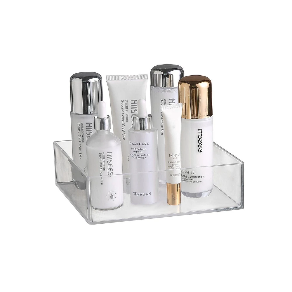 Mainstays CLEAR STACKABLE ORGANIZER 1, STACKABLE ORGANIZER 1 Rectangular design 100%PS