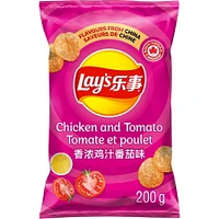 Lay's Chicken and Tomato Flavoured Potato Chips, 200 g.
