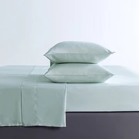 Ensemble de draps en microfibre doux et facile d'entretien Mainstays – Solide Tailles: 1 place, 2 places et grand lit