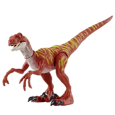 Figurine Articulée Attaque Sauvage de Jurassic World Dinosaure Velociraptor Jumping