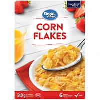 Great Value Corn Flakes Cereal, 340 g