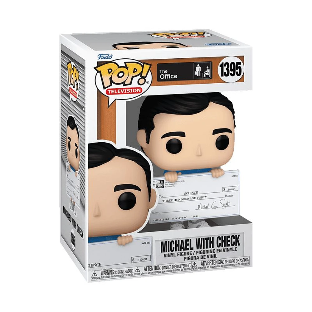 Funko Pop! The Office - Michael with Check Vinyl Figure