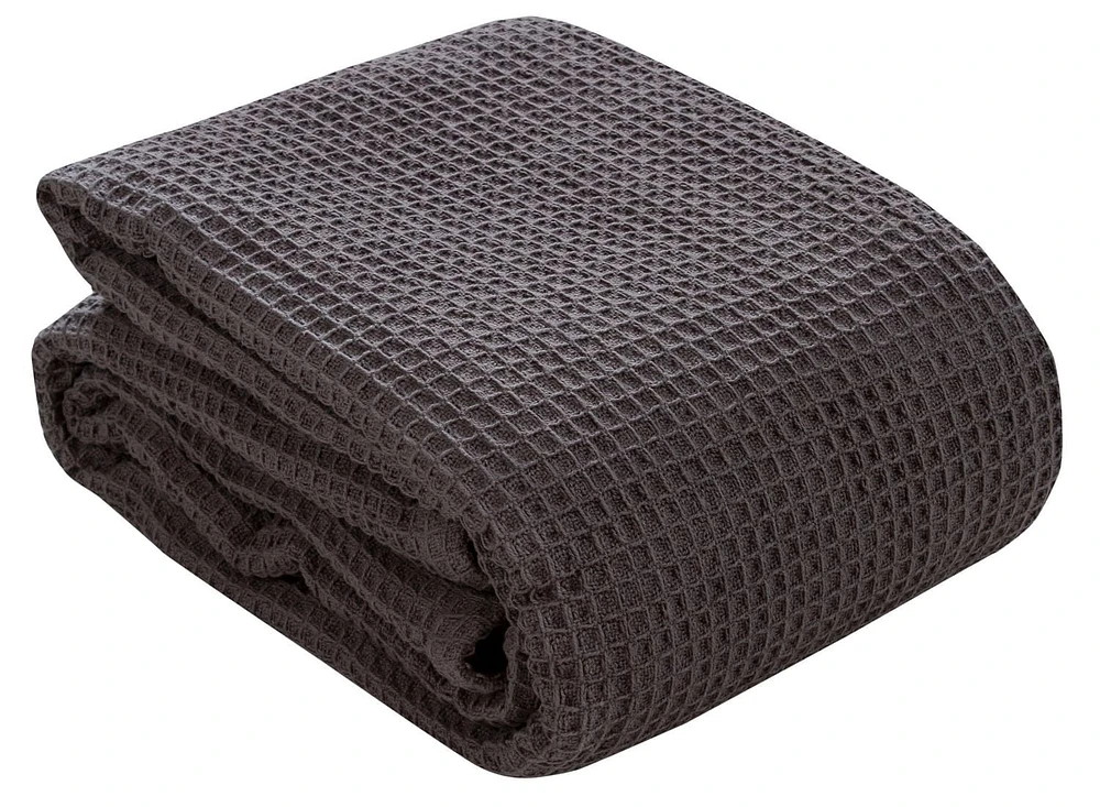 Fabstyles 100% Cotton Thermal Blanket, Breathable Bed Blanket, Soft Waffle Blanket, All Season Cotton Blanket